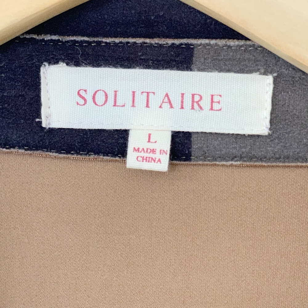 🧥SOLITAIRE Plaid Faux Suede Trench Coat - Picture 8 of 11